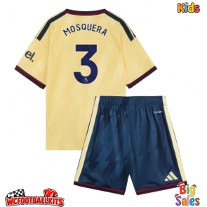 Arsenal Cristhian Mosquera #3 Replica Third Stadium Kit for Kids 2026-27 Short Sleeve (+ pants)
